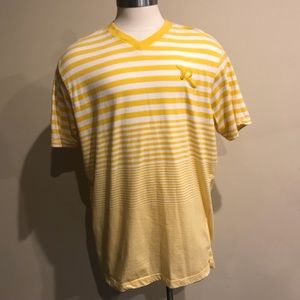 Rocawear 3XL  Yellow and white Shirt